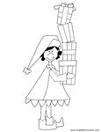 Christmas coloring sheet 15